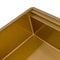 Ruvati 45 in. Polished Brass Matte Gold SS Workstation Two-Tiered Ledge Undermount Kitchen Sink RVH6333GG - alternate 10